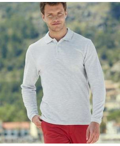 Мужская Рубашка Поло с длинным рукавом Fruit of the Loom Premium Long Sleeve Polo